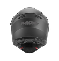 NOX KASK OFFROAD / TRAIL DUOSPORT (DUAL) N350 SOLID Z SZYBKĄ I BLENDĄ KOLOR CZARNY MAT ROZMIAR S