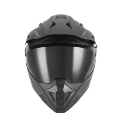 NOX KASK OFFROAD / TRAIL DUOSPORT (DUAL) N350 SOLID Z SZYBKĄ I BLENDĄ KOLOR CZARNY MAT ROZMIAR M