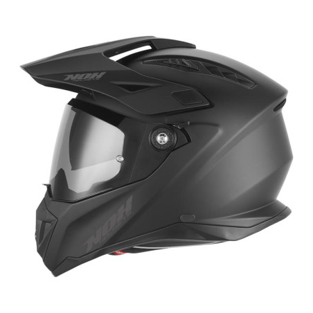 NOX KASK OFFROAD / TRAIL DUOSPORT (DUAL) N350 SOLID Z SZYBKĄ I BLENDĄ KOLOR CZARNY MAT ROZMIAR L