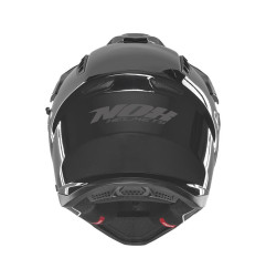 NOX KASK OFFROAD / TRAIL DUOSPORT (DUAL) N350 SOLID Z SZYBKĄ I BLENDĄ KOLOR CZARNY POŁYSK ROZMIAR XXL