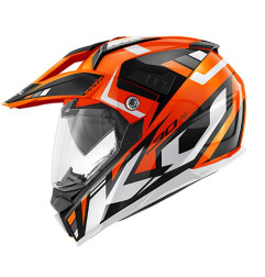 KAPPA KASK KV30 EVO GRAYER DUAL OFF ROAD Z SZYBĄ I BLENDĄ KOLOR POMARAŃCZOWY/CZARNY ROZM. M/58 ( HOMOLOGACJA ECE 22R06 )