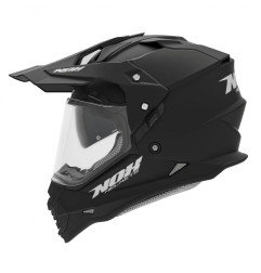 NOX KASK OFFROAD / TRAIL DUOSPORT (DUAL) N312 SOLID Z SZYBKĄ I BLENDĄ KOLOR CZARNY MAT ROZMIAR XL