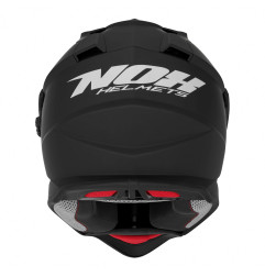 NOX KASK OFFROAD / TRAIL DUOSPORT (DUAL) N312 SOLID Z SZYBKĄ I BLENDĄ KOLOR CZARNY MAT ROZMIAR L