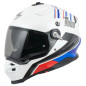 SCORPION KASK DUAL ENDURO / ADVENTURE ADF-9000 AIR DESERT WHITE/BLUE/RED KOLOR BIAŁY/NIEBIESKI/CZERWONY ROZMIAR M