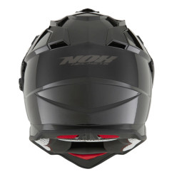 NOX KASK OFFROAD / TRAIL DUOSPORT (DUAL) N312 SOLID Z SZYBKĄ I BLENDĄ KOLOR CZARNY POŁYSK ROZMIAR S