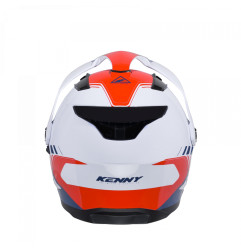 KENNY RACING KASK DUAL ADVENTURE MODEL EXTREME GRAPHIC PATRIOT KOLOR BIAŁY/NIEBIESKI/CZERWONY ROZMIAR M ( 57 - 58 CM )