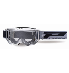 PROGRIP GOGLE PG3300-414 TR VISION KOLOR SREBRNY MAT (SZYBA PG3310 PRZEZROCZYSTA ANTISCRATCH, NO FOG, ANTI UV)