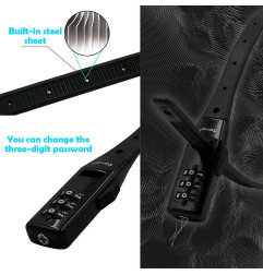 Zapięcie antykradzieżowe do kasku, roweru, hulajnogi, blokada, kod ROXAR