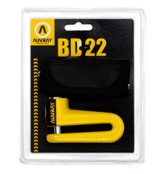 AUVRAY blokada na tarczę BD22 - żółta, średnica bolca 10mm