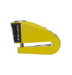 AUVRAY blokada na tarczę z alarmem B-LOCK 06 - żółto-czarna, średnica bolca 6mm