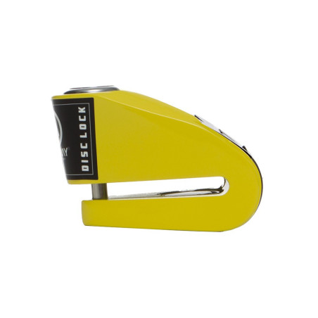AUVRAY blokada na tarczę z alarmem B-LOCK 06 - żółto-czarna, średnica bolca 6mm