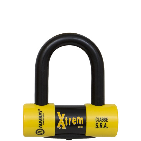 AUVRAY kłódka XTREM MINI z przypominaczem - średnica bolca 16mm, 116mm x 119mm (klasa S.R.A.)