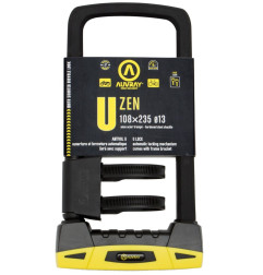 AUVRAY zapięcie U-LOCK U-ZEN (gumowa osłona pałąka) z uchwytem - 108 x 235mm