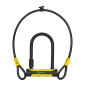 AUVRAY zapięcie U-LOCK U-ROC z linką 100cm - 180 x 245mm, średnica bolca 14mm, średnica linki 12mm AUVRAY zapięcie U-LOCK U-ROC z linką 100cm - 180 x 245mm, średnica bolca 14mm, średnica linki 12mm