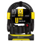 AUVRAY zapięcie U-LOCK U-ROC z linką 100cm - 180 x 245mm, średnica bolca 14mm, średnica linki 12mm AUVRAY zapięcie U-LOCK U-ROC z linką 100cm - 180 x 245mm, średnica bolca 14mm, średnica linki 12mm