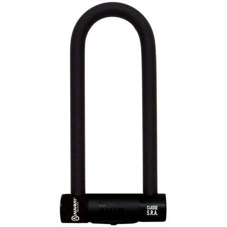 AUVRAY zapięcie U-LOCK XTREM MEDIUM BLACK EDITION - bolec 18mm, 85mm x 250mm (klasa S.R.A.)
