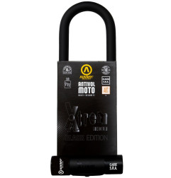 AUVRAY zapięcie U-LOCK XTREM MEDIUM BLACK EDITION - bolec 18mm, 85mm x 310mm (klasa S.R.A.)