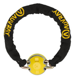 AUVRAY zestaw kotwa podłogowa podwójna 14mm + łańcuch 120cm z ogniwem lasso - długość 120cm, średnica 12mm