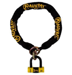 AUVRAY zestaw łańcuch typu lasso z kłódką XTREM MINI - długość 100cm, średnica 13,5mm (klasa S.R.A.)