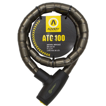 AUVRAY ATC100 linka zabezpieczająca z zamkiem - długość 100cm, średnica 25mm