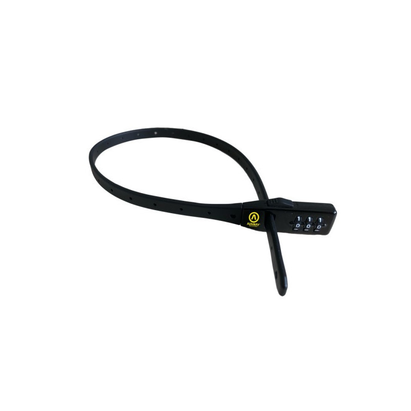 AUVRAY zabezpieczenie FLEXI LOCK z zamkiem szyfrowym długość 50 cm AUVRAY zabezpieczenie FLEXI LOCK z zamkiem szyfrowym długość 50 cm