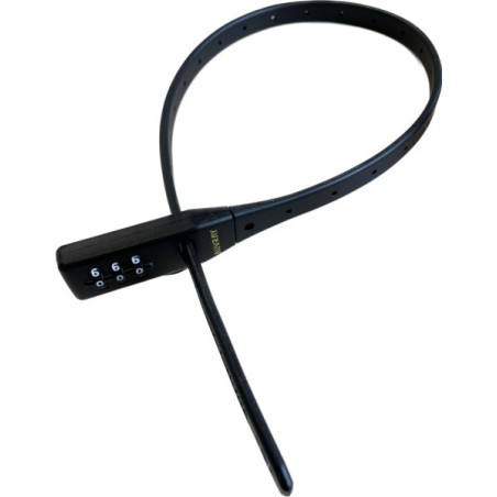 AUVRAY zabezpieczenie FLEXI LOCK z zamkiem szyfrowym długość 50 cm