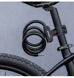 Zapięcie rowerowe, linka, na kluczyk ROCKBROS RKS515-BK czarne