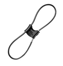 Zapięcie rowerowe, antykradzieżowe, linka 5,5 mm ROCKBROS 32120011001 czarny