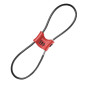 Zapięcie rowerowe, antykradzieżowe, linka 5,5 mm ROCKBROS 32120011002 czerwony