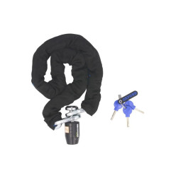 OXFORD PROMOCJA ŁAŃCUCH DO MOTOCYKLA CHAIN LOCK DŁUGOSC 1.2 METRA Z ZAPIĘCIEM PATRIOT (TRZPIEŃ - 14 MM) ŚREDNICA OCZKA 12 MM
