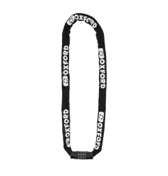 OXFORD PROMOCJA ŁAŃCUCH ZABEZPIECZENIE ANTYKRADZIEŻOWE COMBI CHAIN 8MM x 1.5M (OCZKO 8MM) - (ZAMKNIĘCIE NA SZYFR)