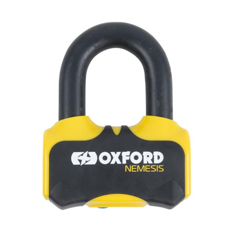 OXFORD PROMOCJA ZABEZPIECZENIE ANTYKRADZIEŻOWE KŁÓDKA NA TARCZE HAMULCOWĄ NEMESIS 16mm KOLOR ŻÓŁTY FLUO