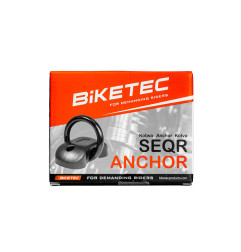 BIKETEC SEQR MOCOWANIE ZABEZPIECZAJĄCE (KOTWA) 132MM X 69MM, 3KLUCZE, JARZMO 15MM X 75MM (ŚRUBY KOTWIĄCE W ZESTAWIE)