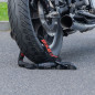 BIKETEC SEQR MOCOWANIE ZABEZPIECZAJĄCE (KOTWA) 132MM X 69MM, 3KLUCZE, JARZMO 15MM X 75MM (ŚRUBY KOTWIĄCE W ZESTAWIE)