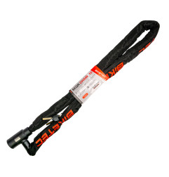 BIKETEC SEQR ŁAŃCUCH CP 1,5M/OCZKO 10MM WBUDOWANY ZAMEK 3 KLUCZE