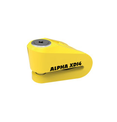 OXFORD BLOKADA TARCZY HAMULCOWEJ ALPHA XD14, TRZPIEŃ 14MM KOLOR ŻÓŁTY