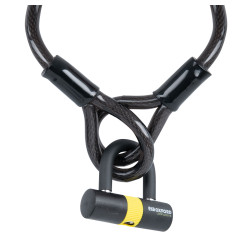 OXFORD LINKA LOOP LOCK Z WZMOCNIONEJ STALI Z KŁÓDKĄ DŁ. 2M X 15MM BS
