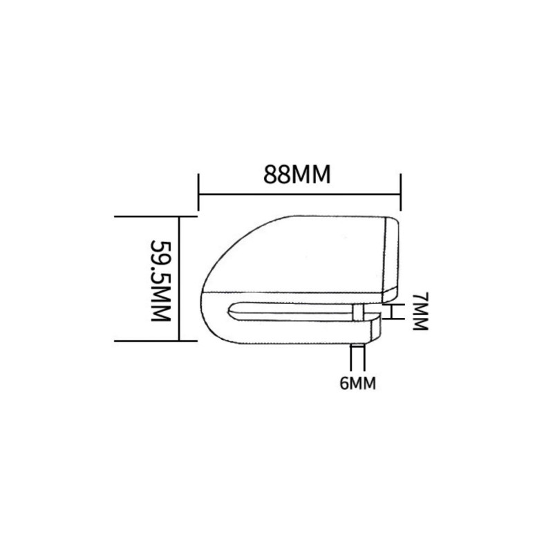 BLOKADA ANTYKRADZIEŻOWA DISC LOCK Z ALARMEM 110DB NEONOWA BLOKADA ANTYKRADZIEŻOWA DISC LOCK Z ALARMEM 110DB NEONOWA