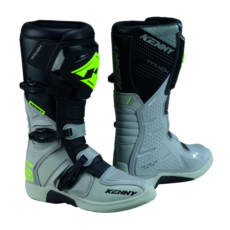 KENNY RACING BUTY CROSS/ENDURO TRACK T2 GREY/NEON YELLOW KOLOR SZARY/ŻÓŁTY FLUO ROZMIAR 41