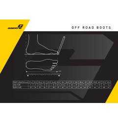 GAERNE BUTY CROSS/ENDURO MODEL SG-12 ENDURO BLACK KOLOR CZARNY ROZMIAR 43