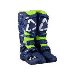 LEATT BUTY CROSS 4.5 ENDURO BOOTS BLUE KOLOR GRANATOWY/ZIELONY FLUO ROZMIAR 40.5 / 25.5 cm