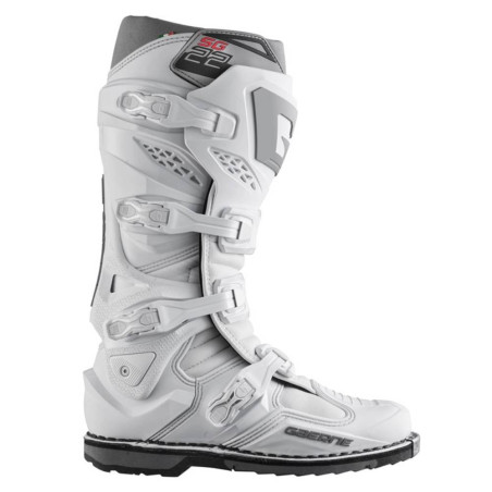 Buty motocyklowe GAERNE SG22 CROSS białe
