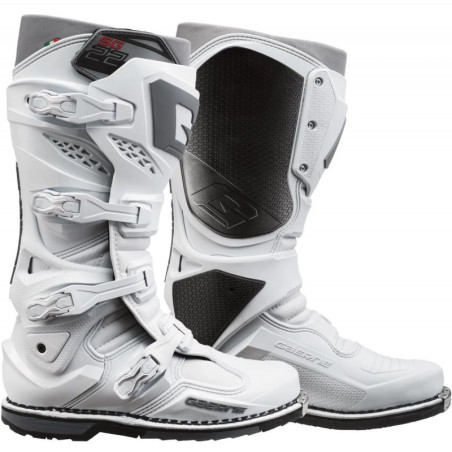 Buty motocyklowe GAERNE SG22 CROSS białe