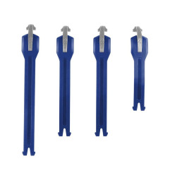 LEATT ZESTAW PASKÓW DO BUTÓW CROSS GPX 5.5 FLEXLOCK STRAP KIT BLUE KOLOR GRANATOWY (CZĘŚCI ZAMIENNE)