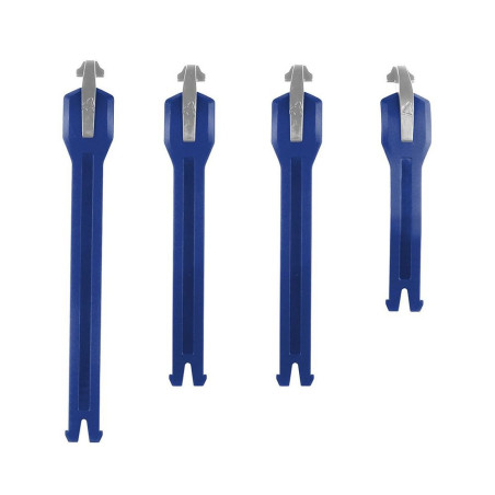 LEATT ZESTAW PASKÓW DO BUTÓW CROSS GPX 5.5 FLEXLOCK STRAP KIT BLUE KOLOR GRANATOWY (CZĘŚCI ZAMIENNE)