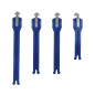 LEATT ZESTAW PASKÓW DO BUTÓW CROSS GPX 5.5 FLEXLOCK STRAP KIT BLUE KOLOR GRANATOWY (CZĘŚCI ZAMIENNE)