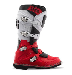 Buty motocyklowe GAERNE GX-1 CROSS/ ENDURO czerwone/ białe