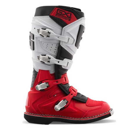 Buty motocyklowe GAERNE GX-1 CROSS/ ENDURO czerwone/ białe