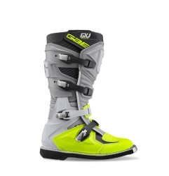 Buty motocyklowe dziecięce junior GAERNE GX-J MX OFFROAD szare/ fluor