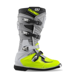 Buty motocyklowe dziecięce junior GAERNE GX-J MX OFFROAD szare/ fluor